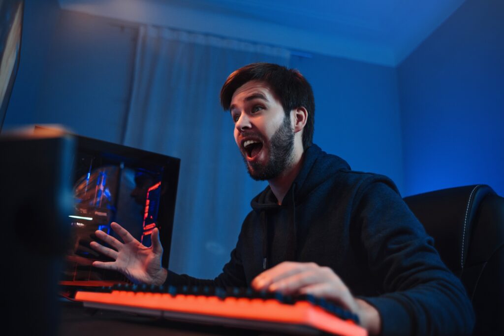 Pro gamer shocked with winning the video game